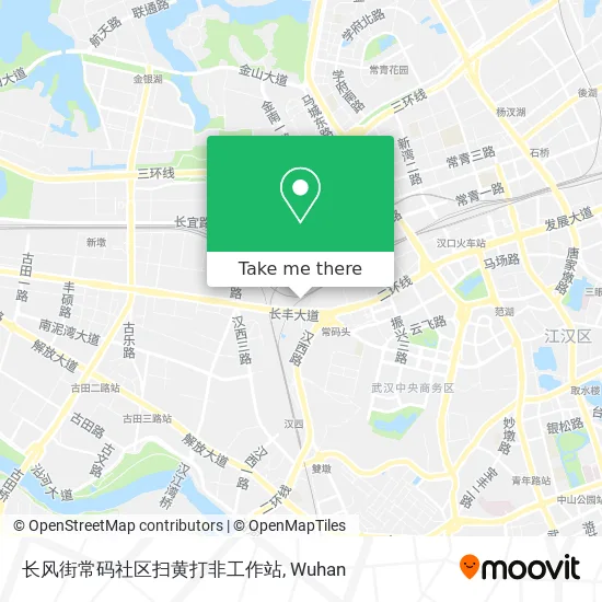 长风街常码社区扫黄打非工作站 map