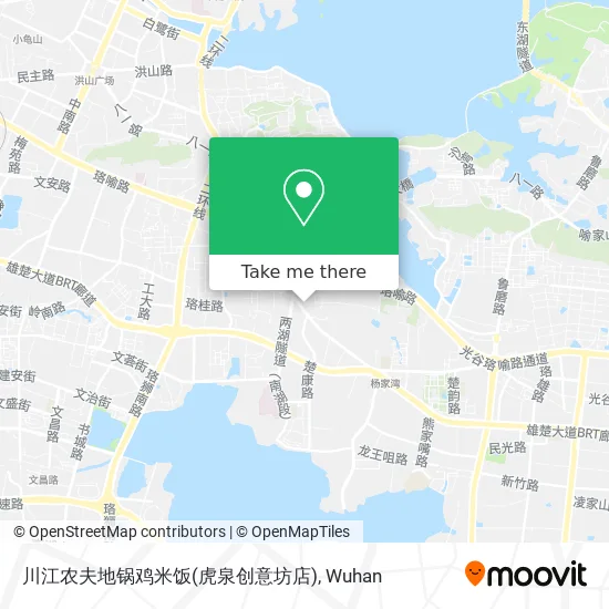 川江农夫地锅鸡米饭(虎泉创意坊店) map