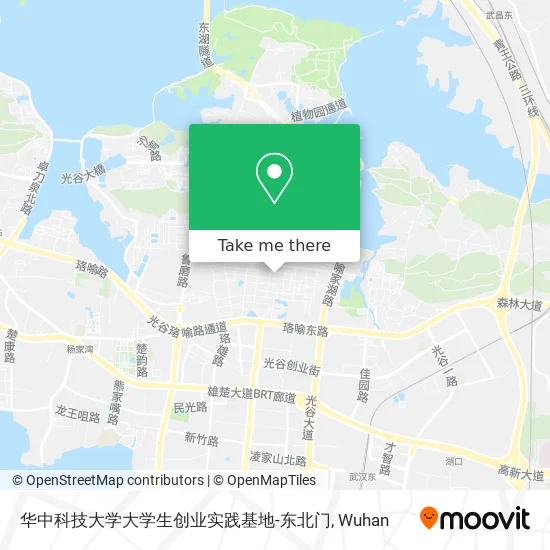 华中科技大学大学生创业实践基地-东北门 map