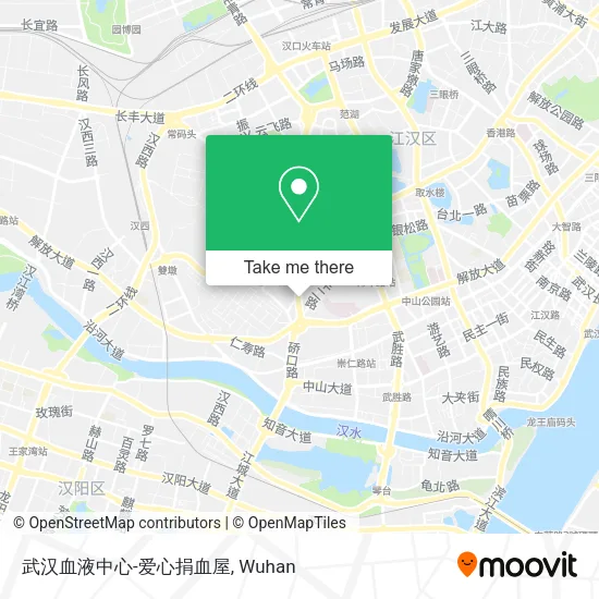 武汉血液中心-爱心捐血屋 map