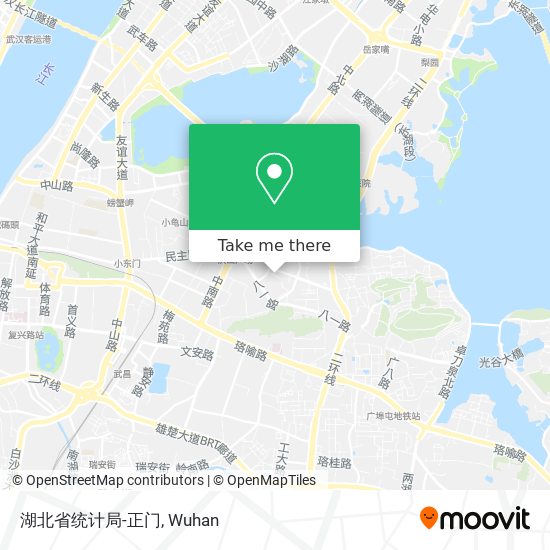 湖北省统计局-正门 map