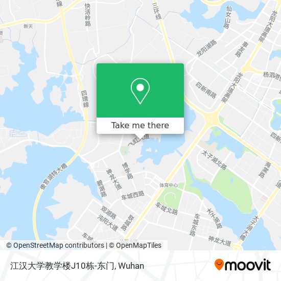 江汉大学教学楼J10栋-东门 map