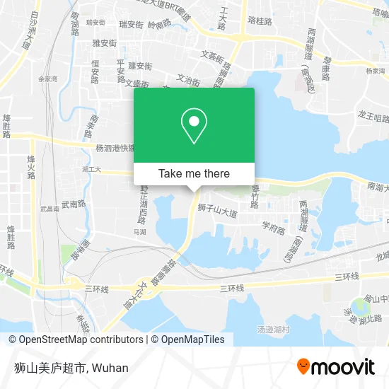 狮山美庐超市 map