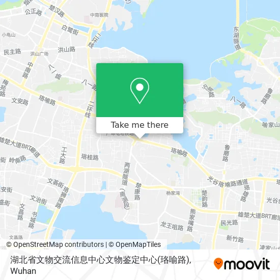 湖北省文物交流信息中心文物鉴定中心(珞喻路) map