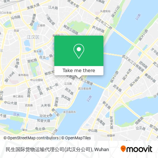 民生国际货物运输代理公司(武汉分公司) map