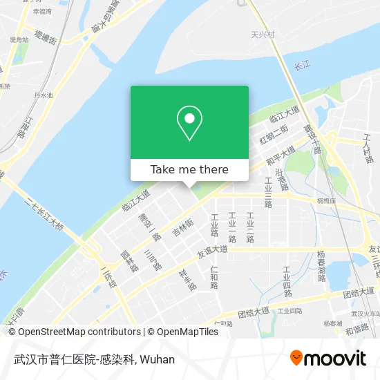 武汉市普仁医院-感染科 map