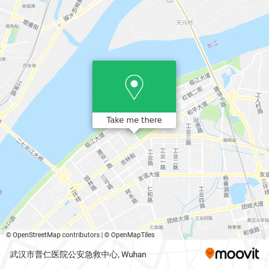 武汉市普仁医院公安急救中心 map