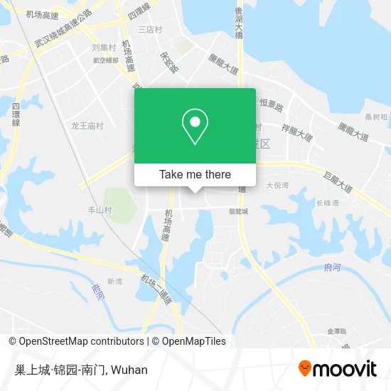 巢上城·锦园-南门 map