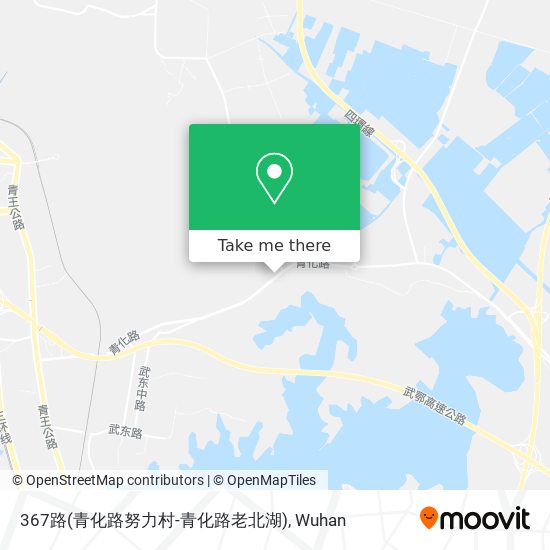 367路(青化路努力村-青化路老北湖) map