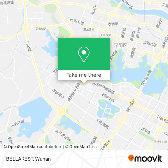 BELLAREST map