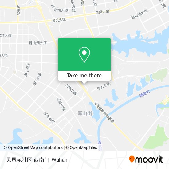 凤凰苑社区-西南门 map