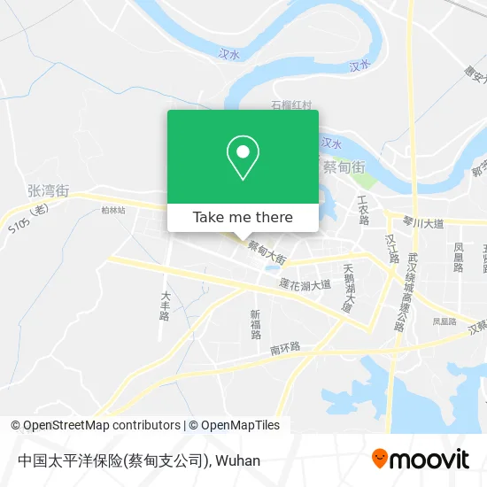 中国太平洋保险(蔡甸支公司) map