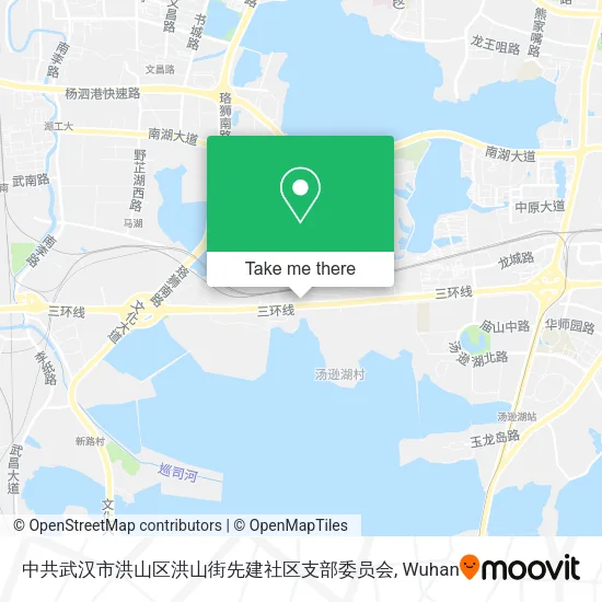 中共武汉市洪山区洪山街先建社区支部委员会 map