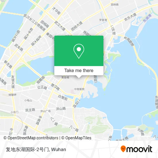 复地东湖国际-2号门 map