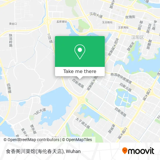 食香阁川菜馆(海伦春天店) map