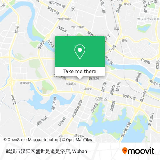 武汉市汉阳区盛世足道足浴店 map