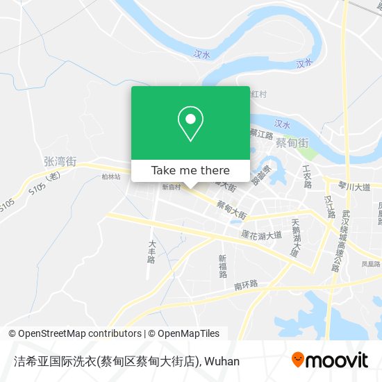 洁希亚国际洗衣(蔡甸区蔡甸大街店) map