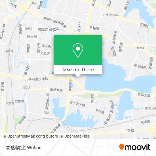 泰然物业 map