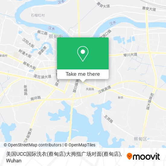 美国UCC国际洗衣(蔡甸店)大拇指广场对面(蔡甸店) map
