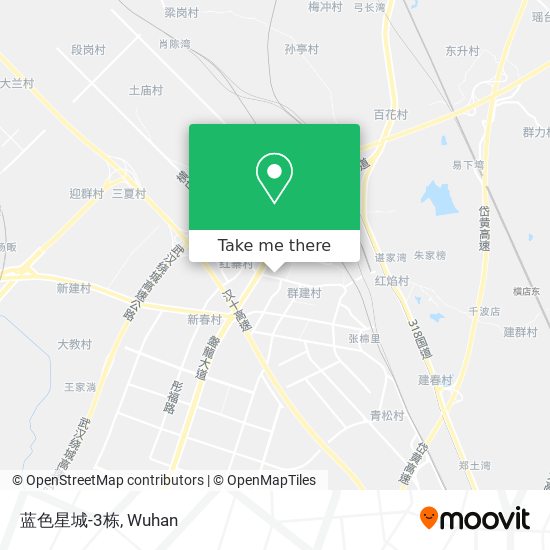 蓝色星城-3栋 map