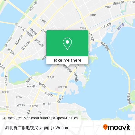 湖北省广播电视局(西南门) map
