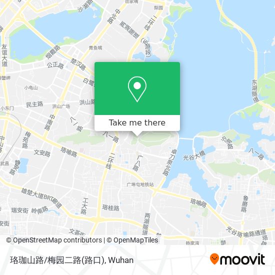 珞珈山路/梅园二路(路口) map