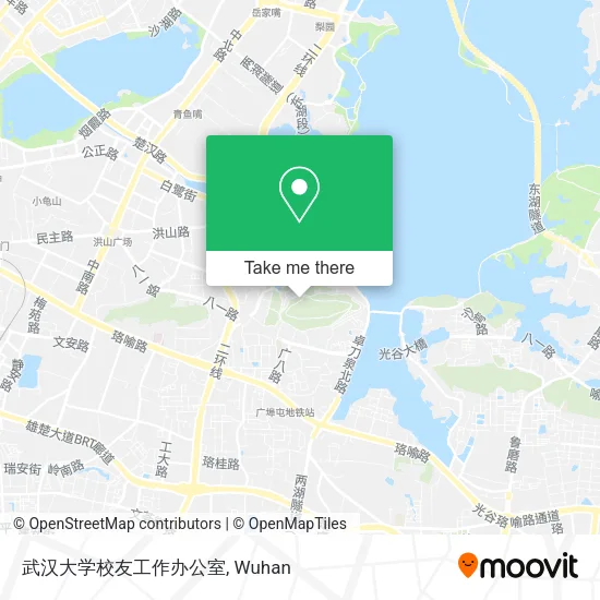 武汉大学校友工作办公室 map