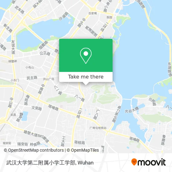 武汉大学第二附属小学工学部 map