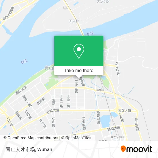 青山人才市场 map