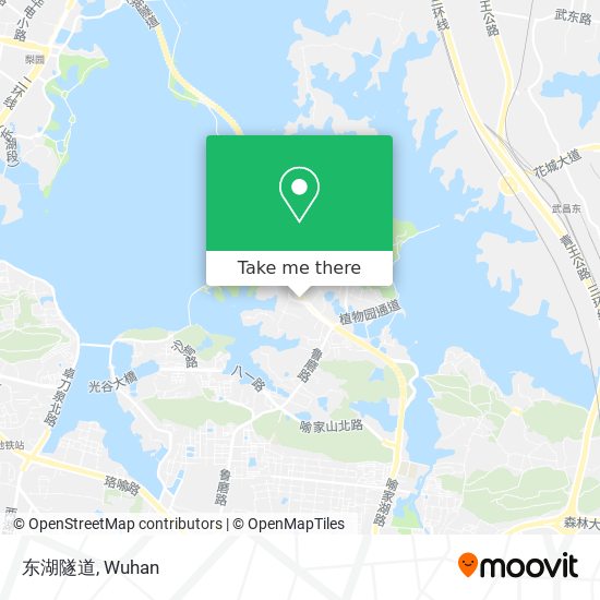 东湖隧道 map
