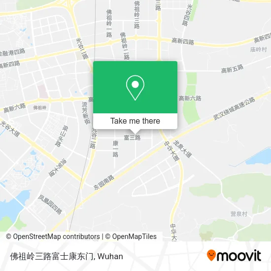佛祖岭三路富士康东门 map