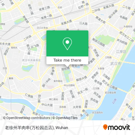 老徐州羊肉串(万松园总店) map