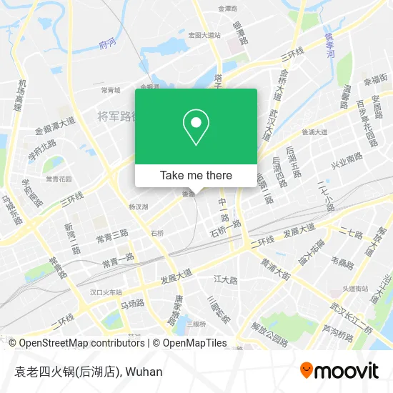 袁老四火锅(后湖店) map