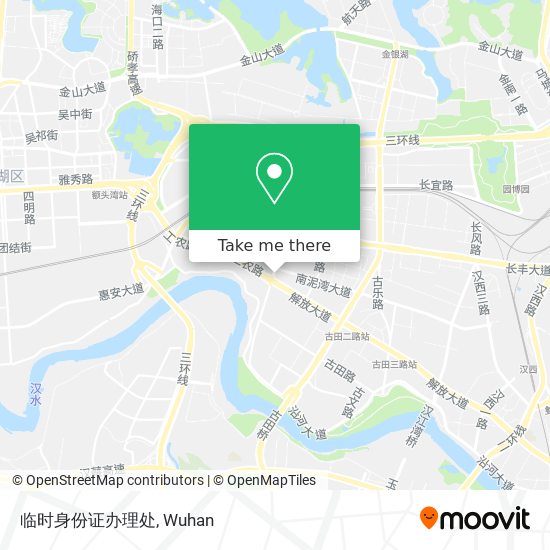 临时身份证办理处 map