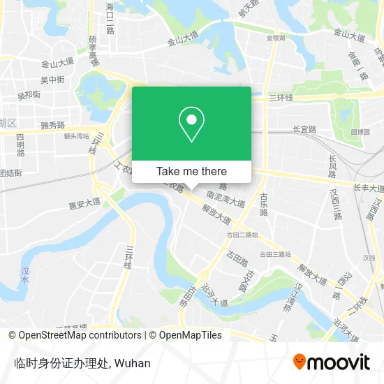 临时身份证办理处 map