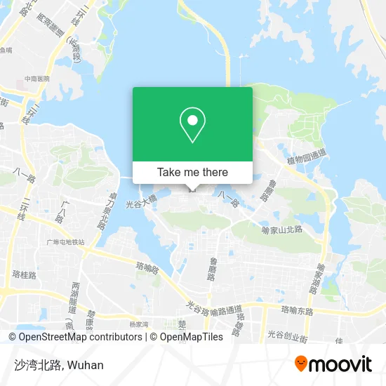 沙湾北路 map