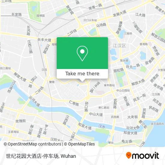 世纪花园大酒店-停车场 map