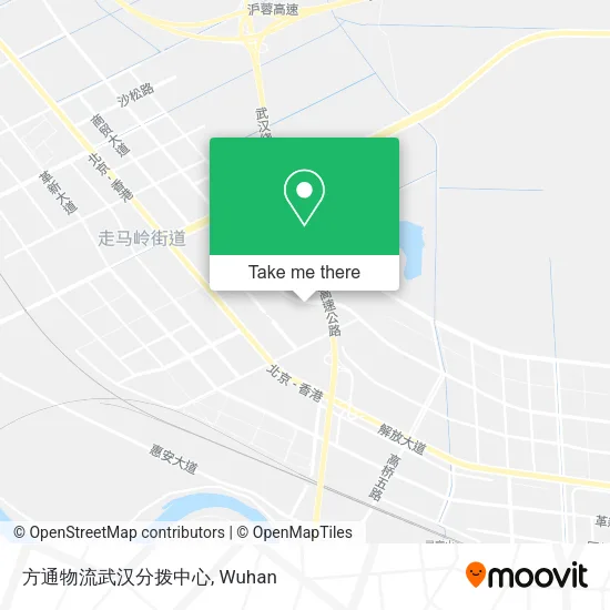 方通物流武汉分拨中心 map