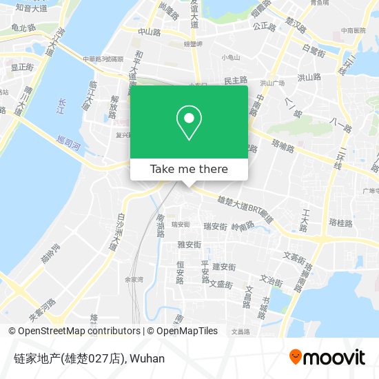 链家地产(雄楚027店) map