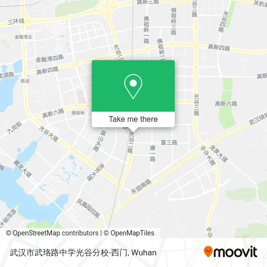 武汉市武珞路中学光谷分校-西门 map