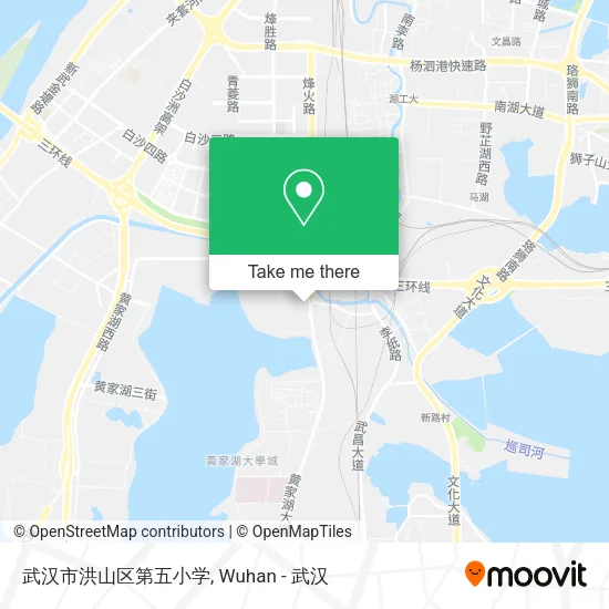 武汉市洪山区第五小学 map