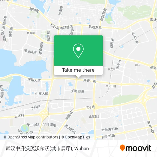 武汉中升沃茂沃尔沃(城市展厅) map