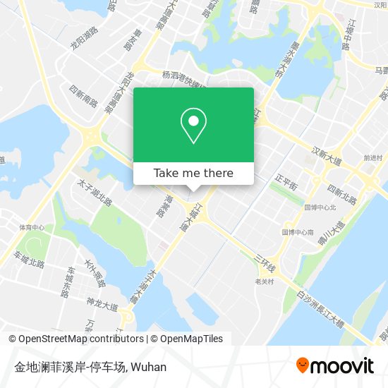 金地澜菲溪岸-停车场 map
