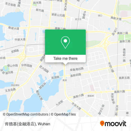 肯德基(金融港店) map