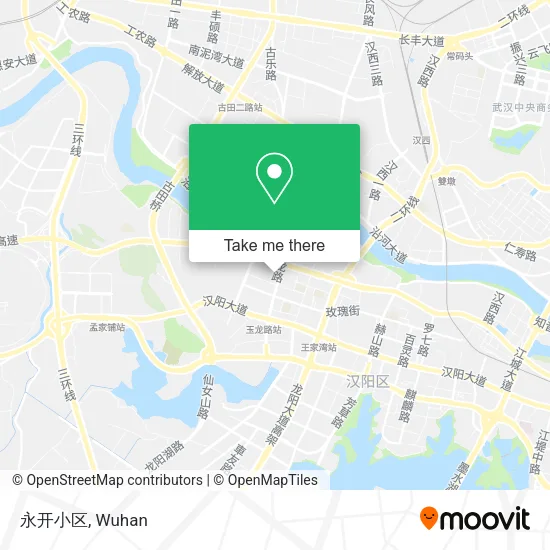 永开小区 map