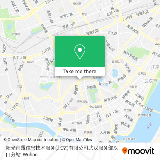 阳光雨露信息技术服务(北京)有限公司武汉服务部汉口分站 map