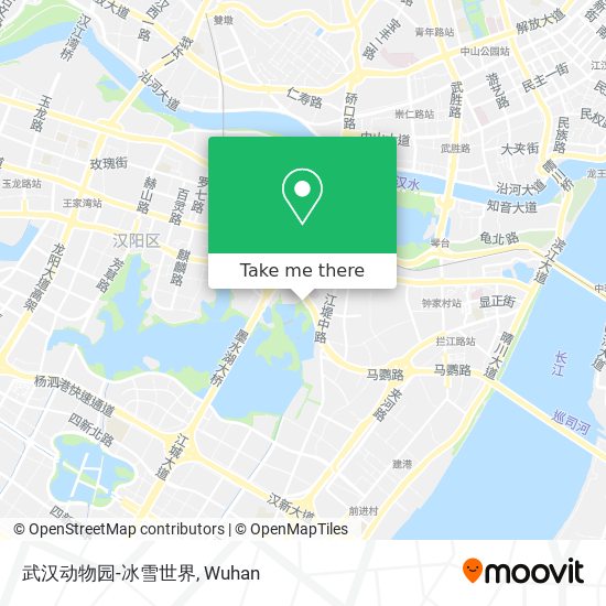 武汉动物园-冰雪世界 map