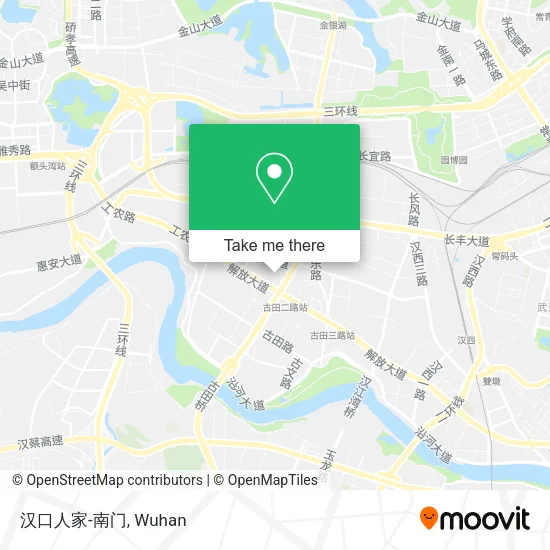 汉口人家-南门 map