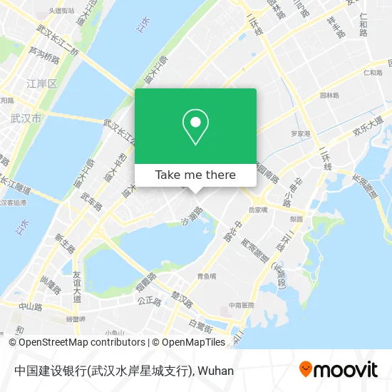 中国建设银行(武汉水岸星城支行) map