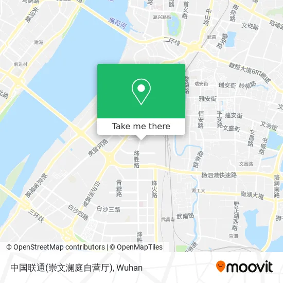 中国联通(崇文澜庭自营厅) map